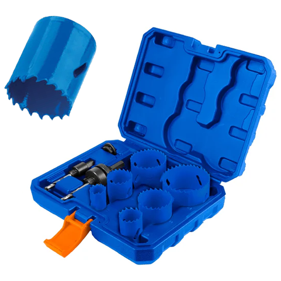 Wadfow WKJ3491 Plumbers Bi-Metal Hole Saw Set 9pcs | Wadfow by KHM Megatools Corp. Wadfow WKJ3491 Plumbers Bi-Metal Hole Saw Set 9pcs | Wadfow by KHM Megatools Corp.